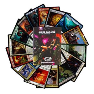 mtg super booster pack – 15x rares guaranteed | magic the gathering cards | possible foils, mythics and planeswalkers | features cards from all sets | all rare or better | cosmic gaming collections