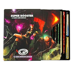 MTG Super Booster Pack – 15x Rares Guaranteed | Magic The Gathering Cards | Possible Foils, Mythics and Planeswalkers | Features Cards from All Sets | All Rare or Better | Cosmic Gaming Collections