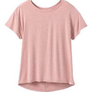 prAna Women's Foundation Slouch Top, Champagne Heather, Medium