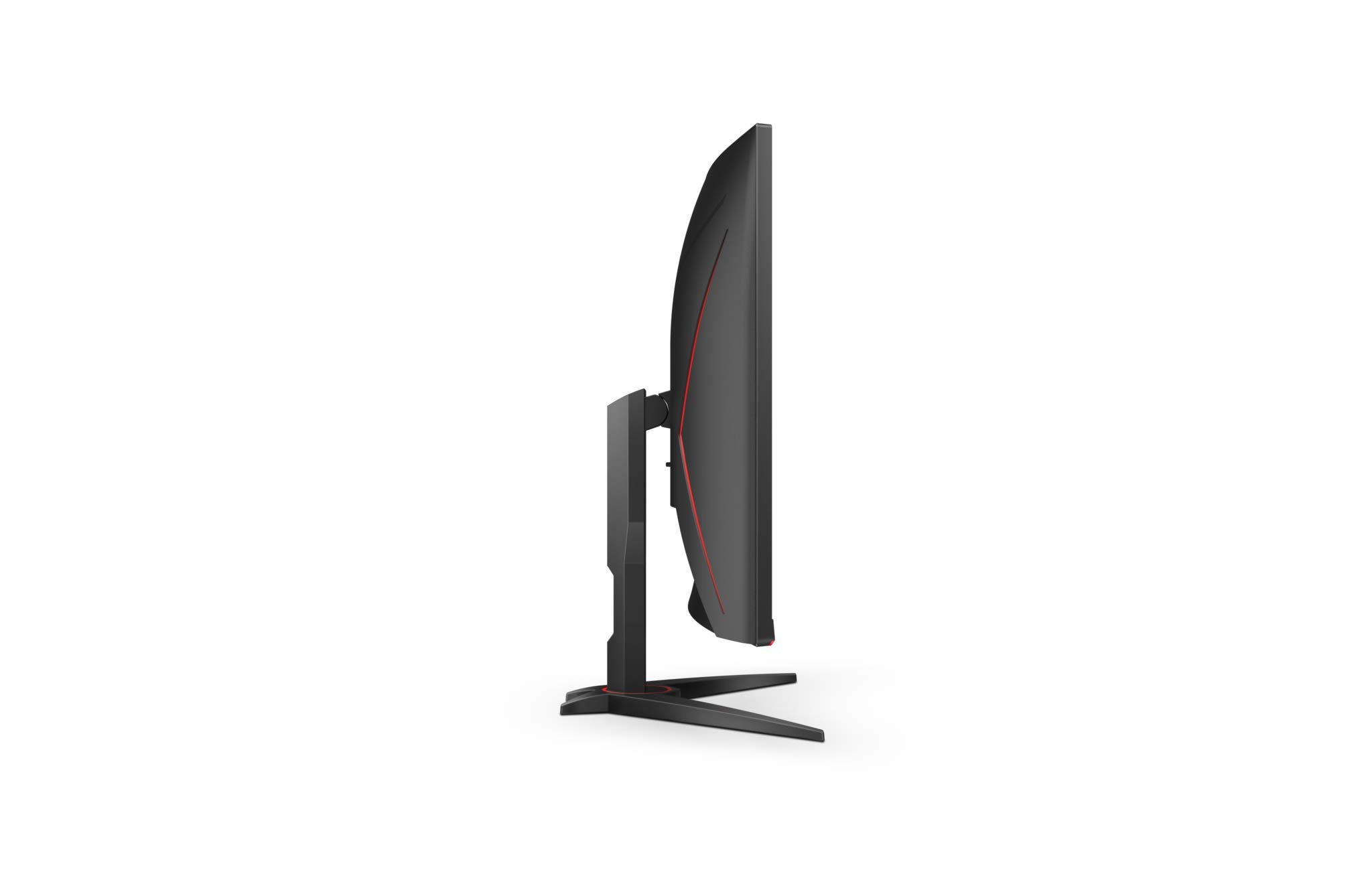 AOC Gaming CQ32G2SE - 32 Inch QHD Curved Monitor, 165Hz, 1 ms MPRT, VA, AMD FreeSync Premium, Low Input Lag, Speakers (2560x1440 @ 165Hz, 250 cd/m², HDMI/DP)