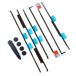 lcd adhesive strip kit (2 sets), kkdao lcd screen display strips stickers replacement tools + 2 opening wheel tools, imac 21.5” 2012/2013 / 2015/2017, a1418 (imac 21.5 inch-a1418)