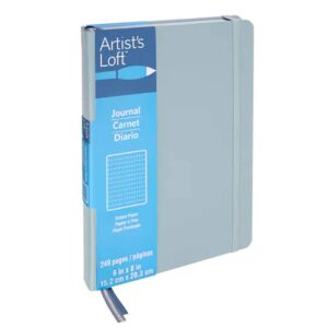slate blue dot journal by artist's loft