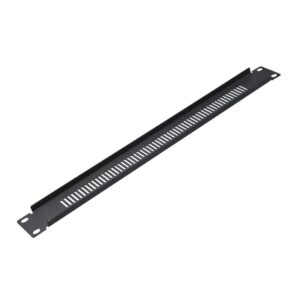 uxcell 1u blank rack mount panel spacer 2pcs with venting for 19-inch server network rack enclosure or cabinet