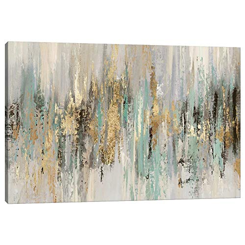 iCanvas TOR189 Dripping Gold I Canvas Print by Tom Reeves, 12" x 18" x 0.75" Depth Gallery Wrapped