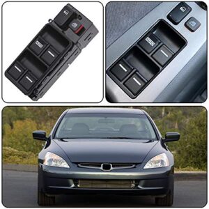 AiYiGu Master Power Window Switch Front Left Driver Side, Compatible with Honda Accord CM5 CM6 Sedan 2003 2004 2005 2006 2007, Replaces 35750-SDA-H12