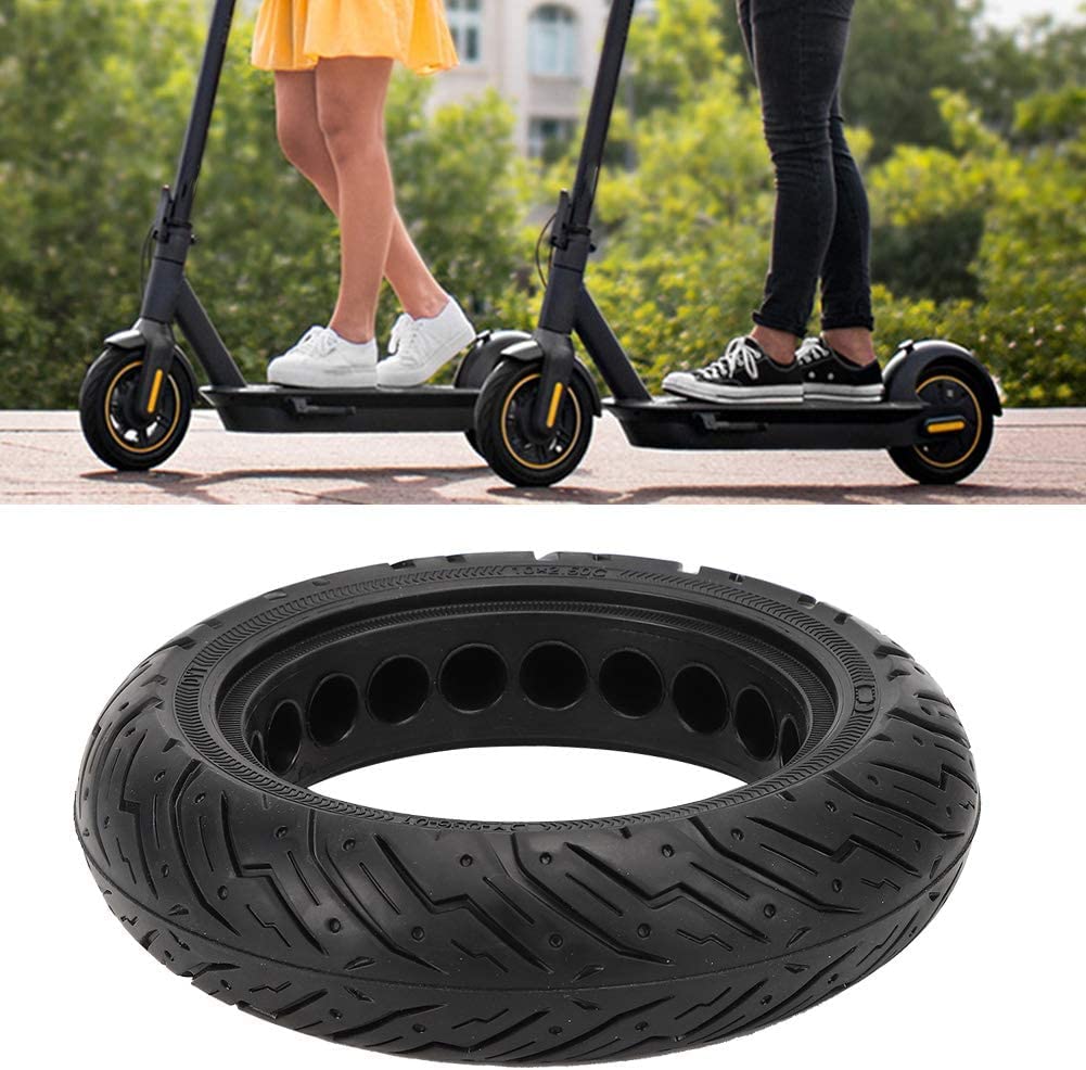 Solid tire Pro Electric Scooter - 10" Solid Tires - 25 Miles Long-Range & 19 Mph Folding Commuter Electric Scooter for Adults