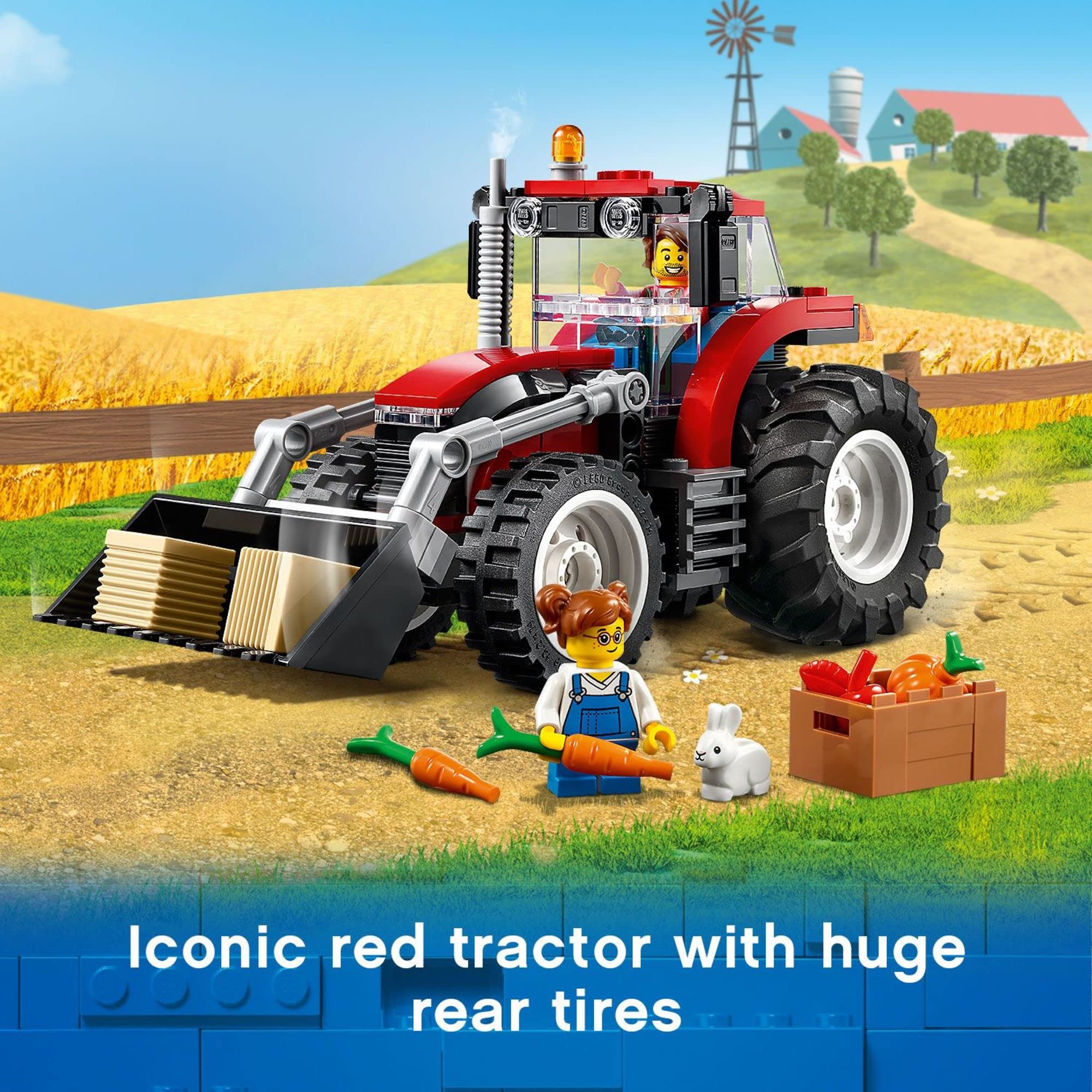 LEGO City Great Vehicles Tractor 60287 Building Toy Set for Kids, Boys, and Girls Ages 5+ (148 Pieces)