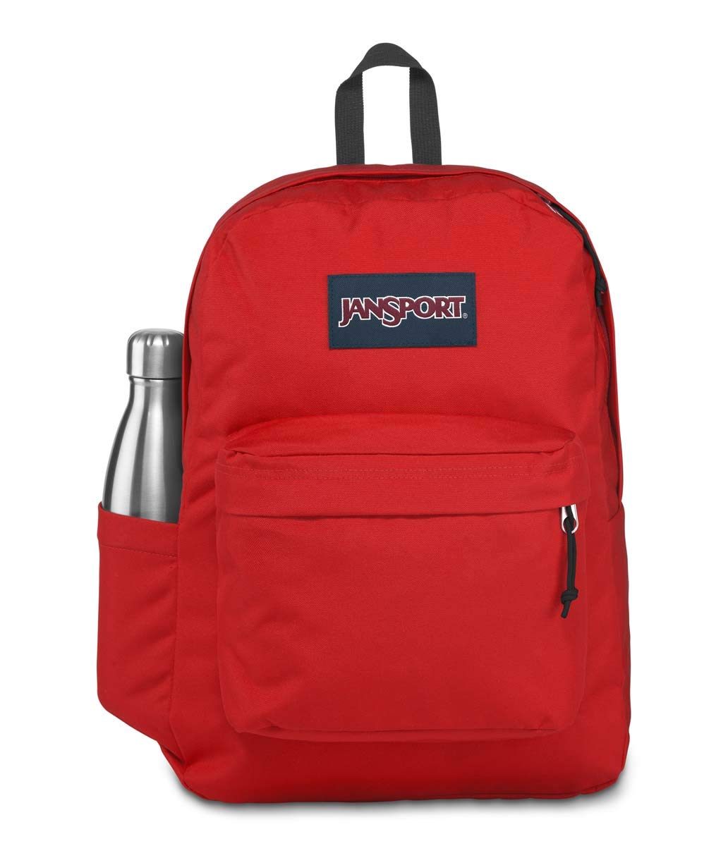 Jansport - Superbreak Backpack - Red Tape, O/S.