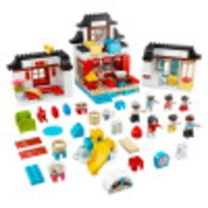 LEGO DUPLO Town Happy Childhood Moments 10943 Family House Toy Playset; Imaginative Play and Creative Fun for Kids, New 2021 (227 Pieces)