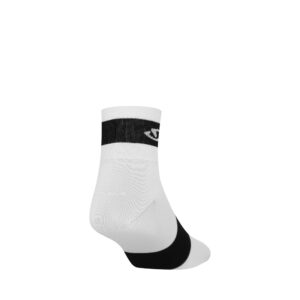 Giro Comp Racer Unisex Adult Toughest Road & Trail Cycling Ankle Socks - White (2024), Large