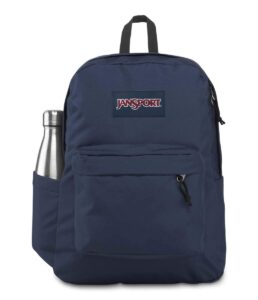 jansport - superbreak backpack - navy, o/s.