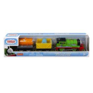 Thomas & Friends Percy and Troublesome Truck, battery-powered motorized toy train for preschool kids ages 3 years and up [Amazon Exclusive]