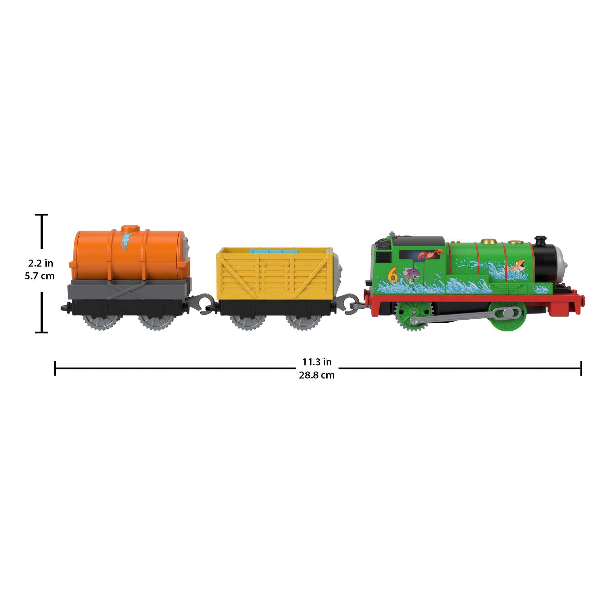 Thomas & Friends Percy and Troublesome Truck, battery-powered motorized toy train for preschool kids ages 3 years and up [Amazon Exclusive]