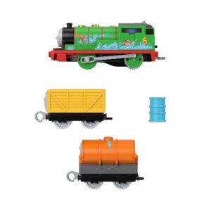 Thomas & Friends Percy and Troublesome Truck, battery-powered motorized toy train for preschool kids ages 3 years and up [Amazon Exclusive]