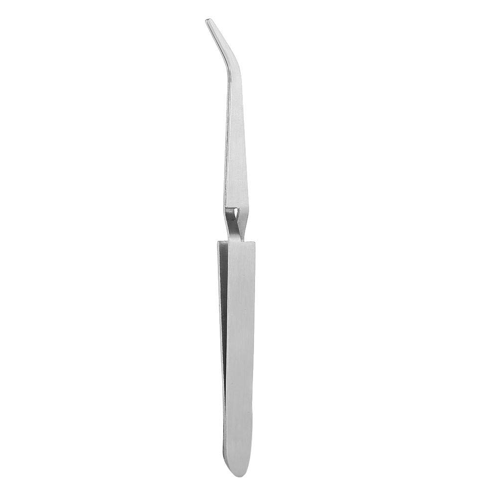 Handle Stainless Steel Nail Tweezers, Shaping Tweezer Clip Nail Art Tweezers, for Remover