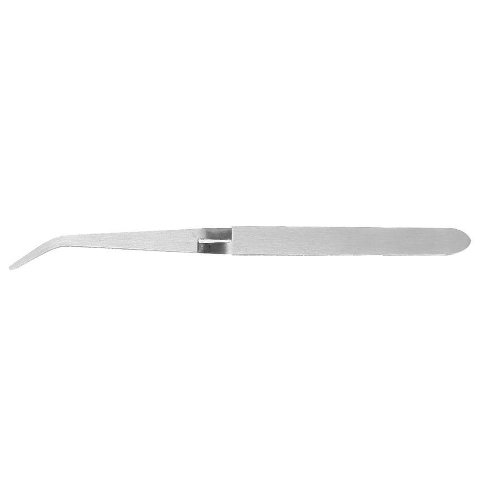 Handle Stainless Steel Nail Tweezers, Shaping Tweezer Clip Nail Art Tweezers, for Remover