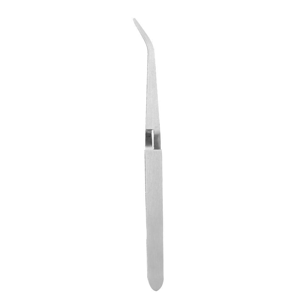 Handle Stainless Steel Nail Tweezers, Shaping Tweezer Clip Nail Art Tweezers, for Remover