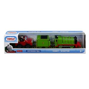 Thomas & Friends Henry with Winston and Sir Topham Hatt, motorized toy train for preschool kids 3 years and older