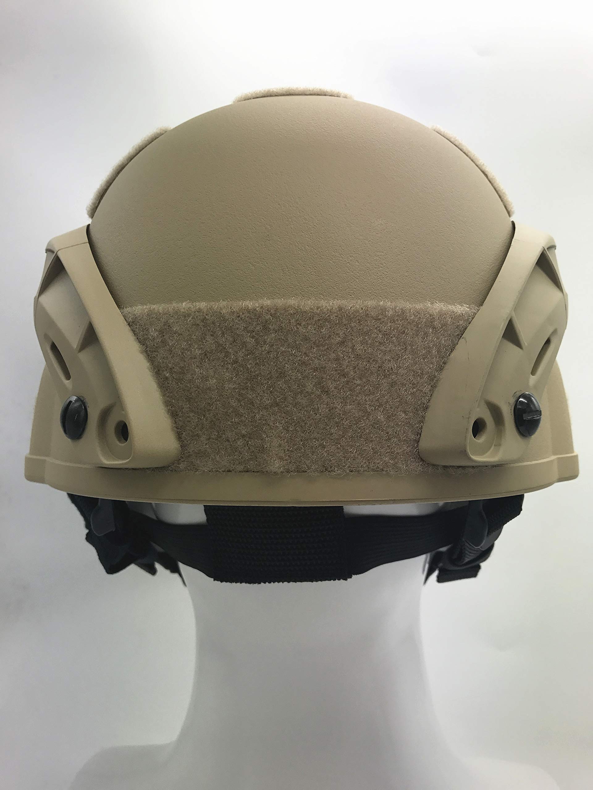 Willbebest Tactical Airsoft Paintball MICH 2000 Helmet with Side Rail & Wing-Loc Adapter, Comes with a Half Face Metal Mesh Airsoft Mask