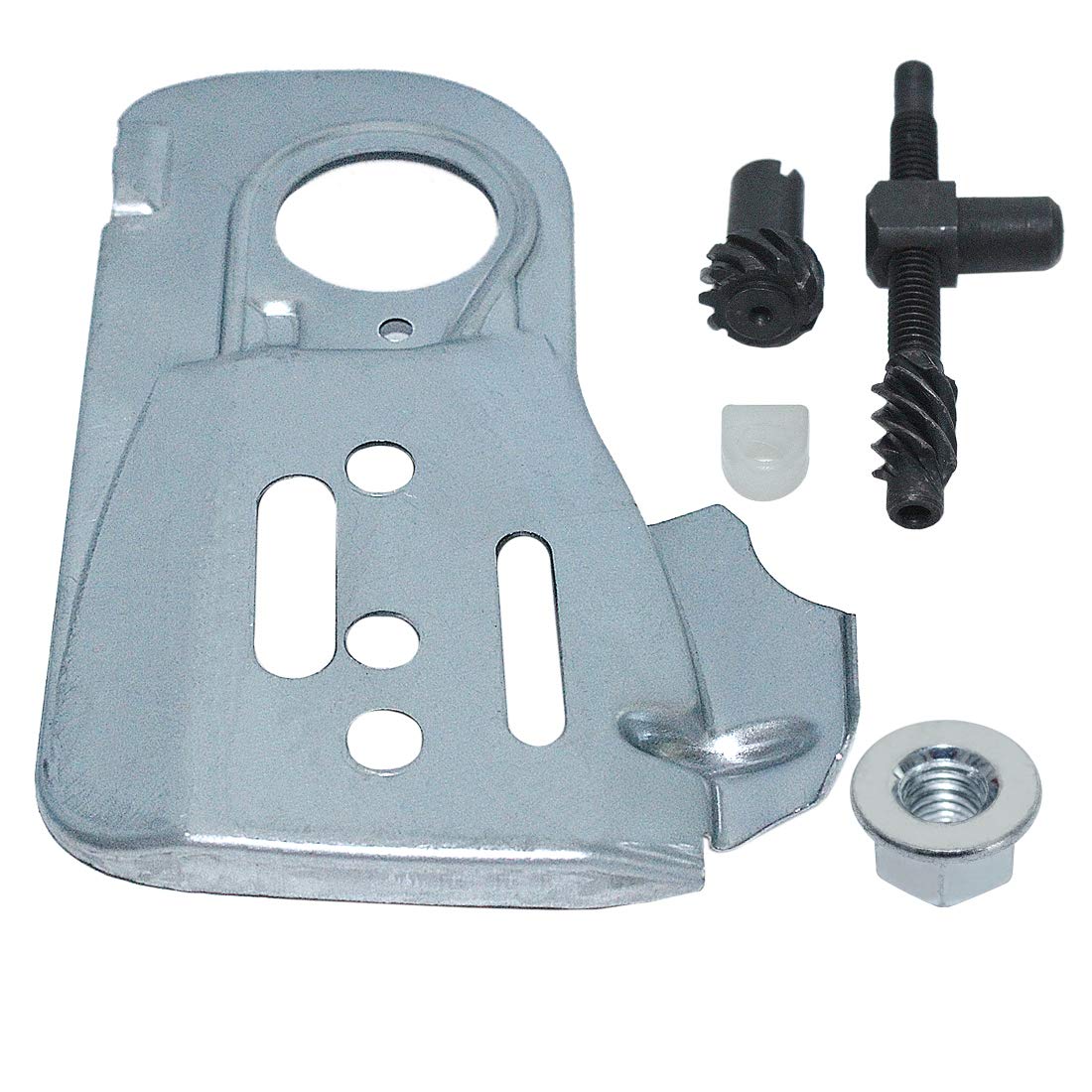 AUMEL Chain Adjuster Tensioner Bar Plate Nut Kit for Husqvarna 445 450 Chainsaw 575260403 544094001