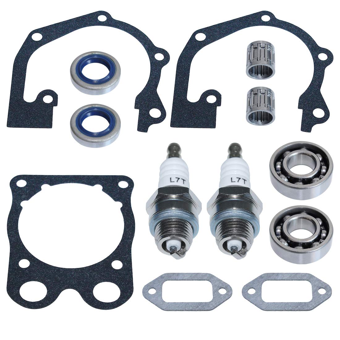 AUMEL 581357401 Gasket Kit w/Bearing Oil Seal Spark Plug for Husqvarna K750 K760 Concrete Saw