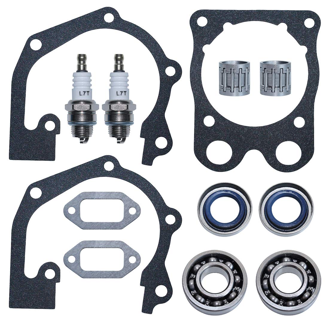 AUMEL 581357401 Gasket Kit w/Bearing Oil Seal Spark Plug for Husqvarna K750 K760 Concrete Saw