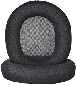 replacement earpads cushion earmuffs compatible with steelseries arctis 3, arctis 5, arctis 7, arctis pro wireless gaming headphones (black)