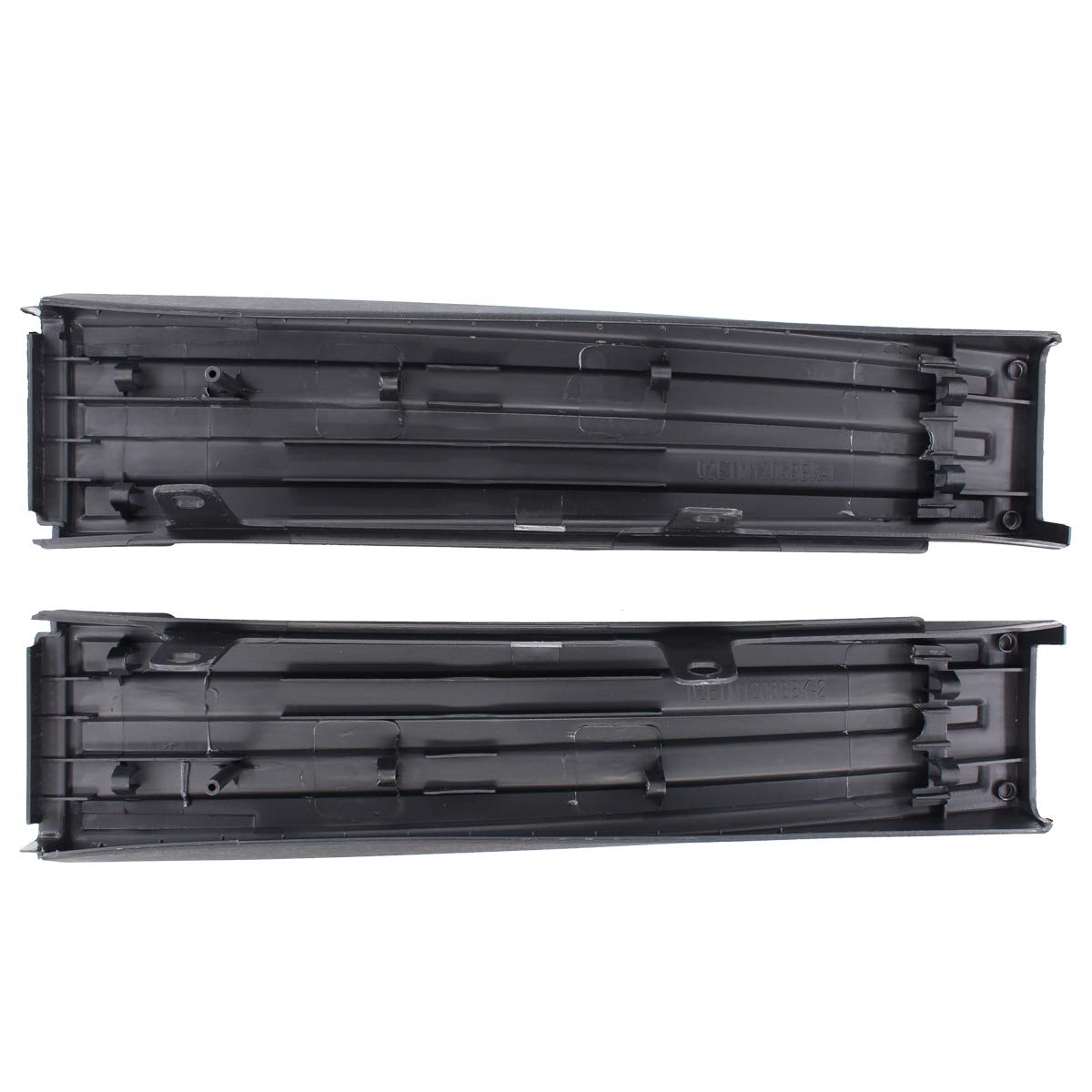 XtremeAmazing Pair of Black Tailgate Protector Molding Trim Pad Compatible with Ford F150 F-150 2009-2014