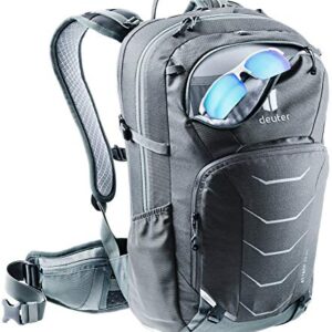 deuter Unisex – Adult's Attack 22 EL Bicycle Backpack with Protector, Graphite Shale, 22 L