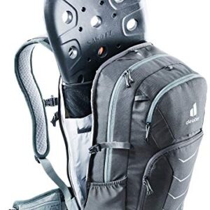 deuter Unisex – Adult's Attack 22 EL Bicycle Backpack with Protector, Graphite Shale, 22 L