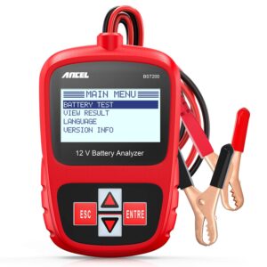 ANCEL VD500 OBD II Diagnostic for VAG Engine EPB ABS SRS Code Reader Oil Throttle Position Adaption Brake Reset with ANCEL BST200 12V Car Battery Load Tester