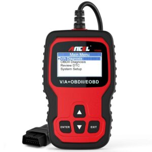 ANCEL VD500 OBD II Diagnostic for VAG Engine EPB ABS SRS Code Reader Oil Throttle Position Adaption Brake Reset with ANCEL BST200 12V Car Battery Load Tester