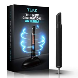 tekk short antenna compatible with 2007-2024 chevy silverado 1500 | designed for optimized fm/am reception | 4.8 inches