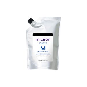 milbon (medium hair) smoothing shampoo 33.8oz refill