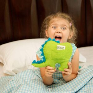 Nivas Handmade Dinosaur Tooth Fairy Pouch / Boy Tooth Fairy Pillow / Girl Tooth Fairy Pillow / Keepake Tooth Fairy Pillow / Monster Theme Tooth Fairy