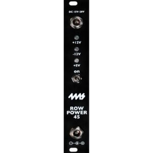 4ms row power 45 power solution for eurorack systems - black