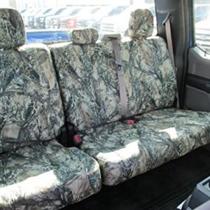 Durafit Seat Covers, Compatible with 2019-2022 Ford F150-F550 Super Crew Front and Rear Seat Cover Set Made in MC2 Camo Endura Waterproof Fabric