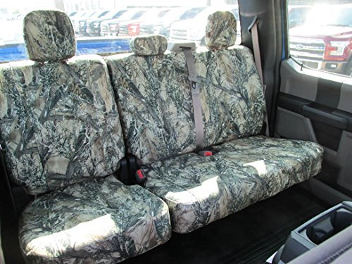 Durafit Seat Covers, Compatible with 2019-2022 Ford F150-F550 Super Crew Front and Rear Seat Cover Set Made in MC2 Camo Endura Waterproof Fabric