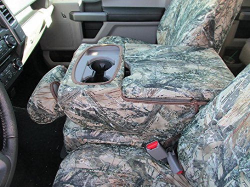 Durafit Seat Covers, Compatible with 2019-2022 Ford F150-F550 Super Crew Front and Rear Seat Cover Set Made in MC2 Camo Endura Waterproof Fabric