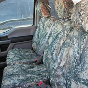 Durafit Seat Covers, Compatible with 2019-2022 Ford F150-F550 Super Crew Front and Rear Seat Cover Set Made in MC2 Camo Endura Waterproof Fabric