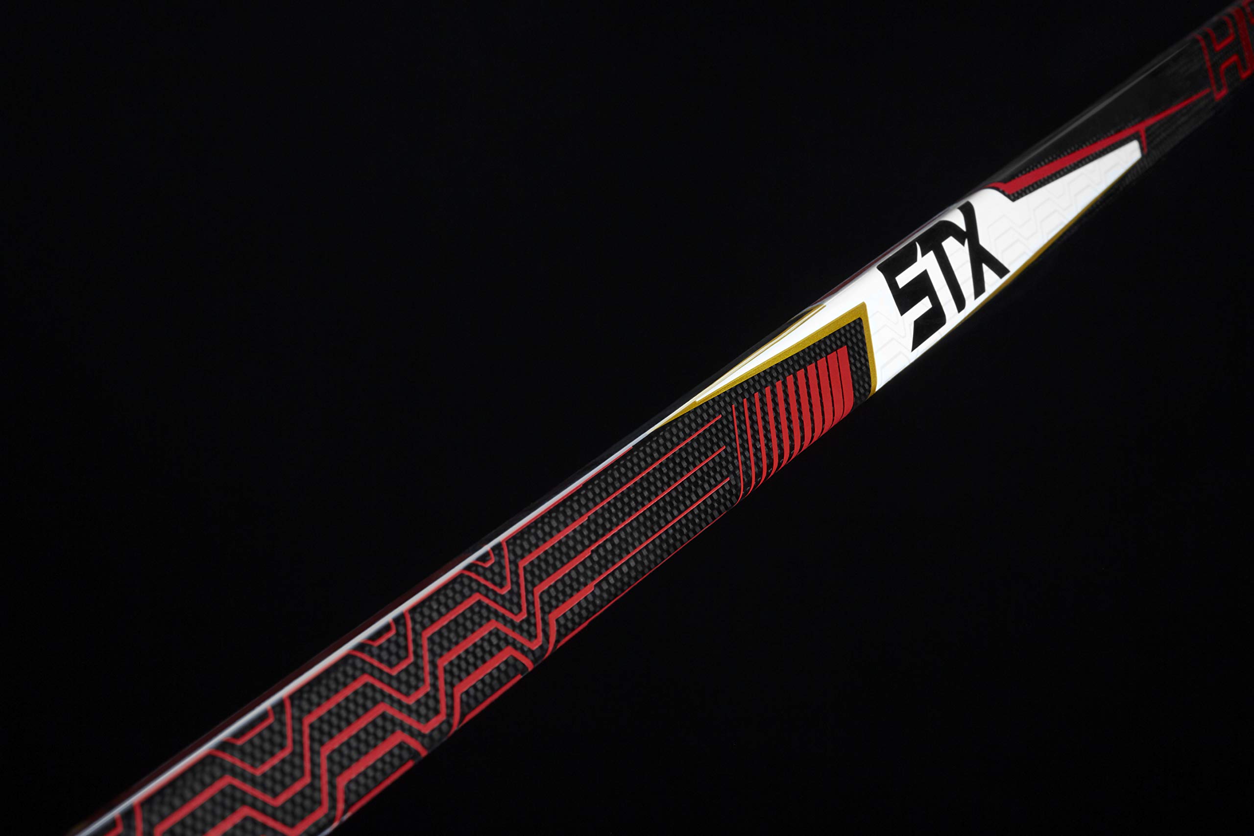 STX unisex adult X88 Ice Hockey Stick, Black/Red, Senior US