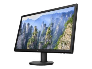 hp v24 fhd monitor | 24-inch diagonal full hd computer monitor with 75hz refresh rate and amd freesync | low blue light screen with hdmi and vga ports | (9sv71aa)