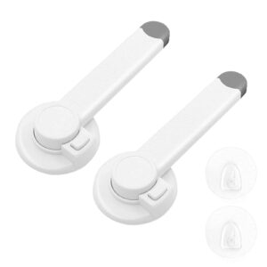 child proof toilet locks - 2 pack toilet child safety lid lock for babyproof toddlers toilet seat lock for kids pets dogs