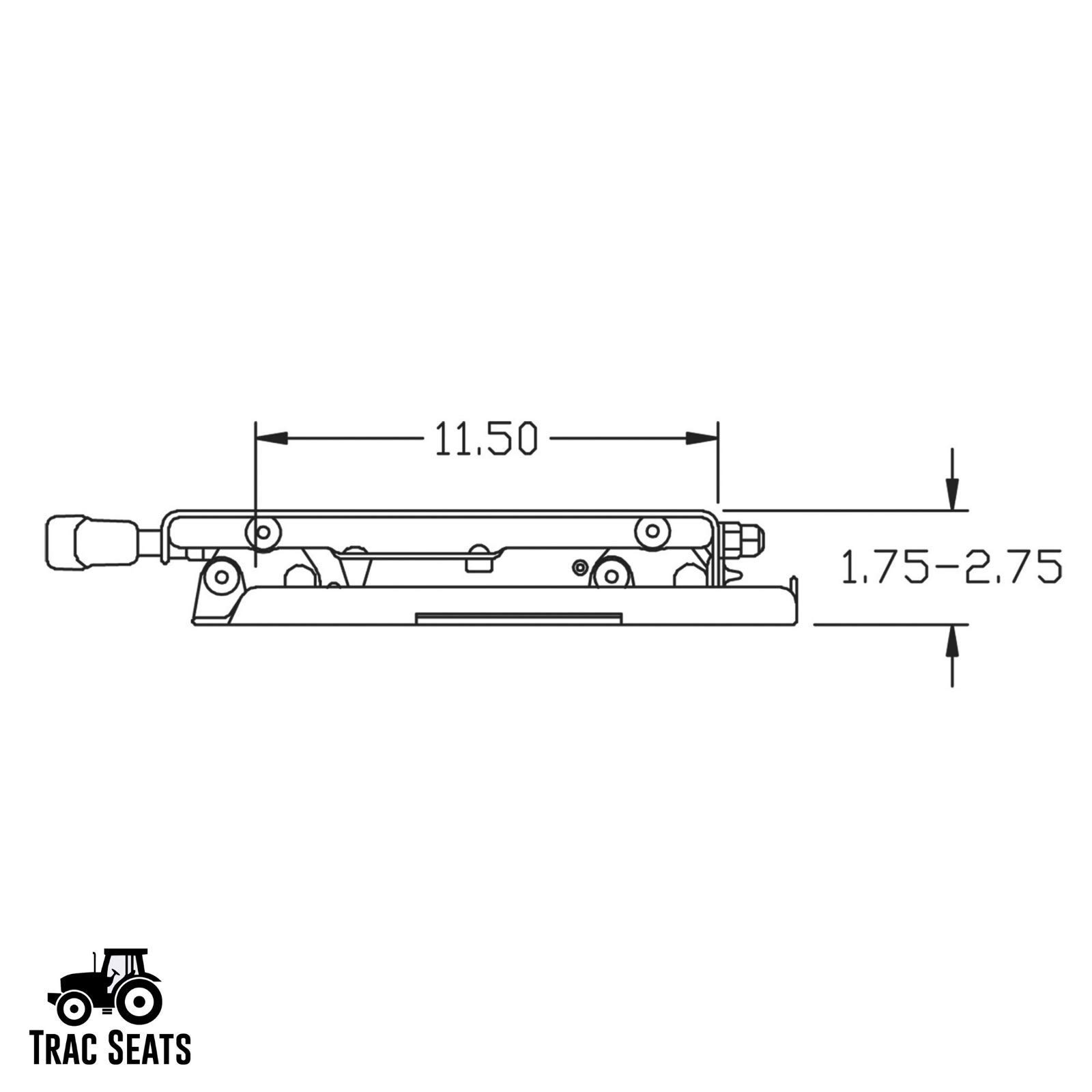 TRAC SEATS Seat Suspension Kit For Bob-Cat Bobcat ProCat Series Zero Turn Mower - SAME DAY SHIPPING - 1 Year Warranty