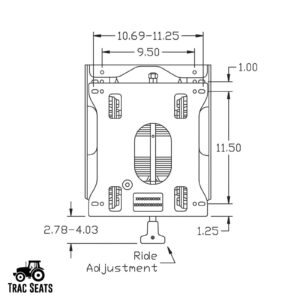 TRAC SEATS Seat Suspension Kit For Bob-Cat Bobcat ProCat Series Zero Turn Mower - SAME DAY SHIPPING - 1 Year Warranty