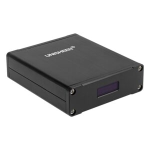 unisheen h.265 h.264/avc hdmi to ip 1080p video encoder live streaming box rtmps http compatiable oled displayer game streaming.