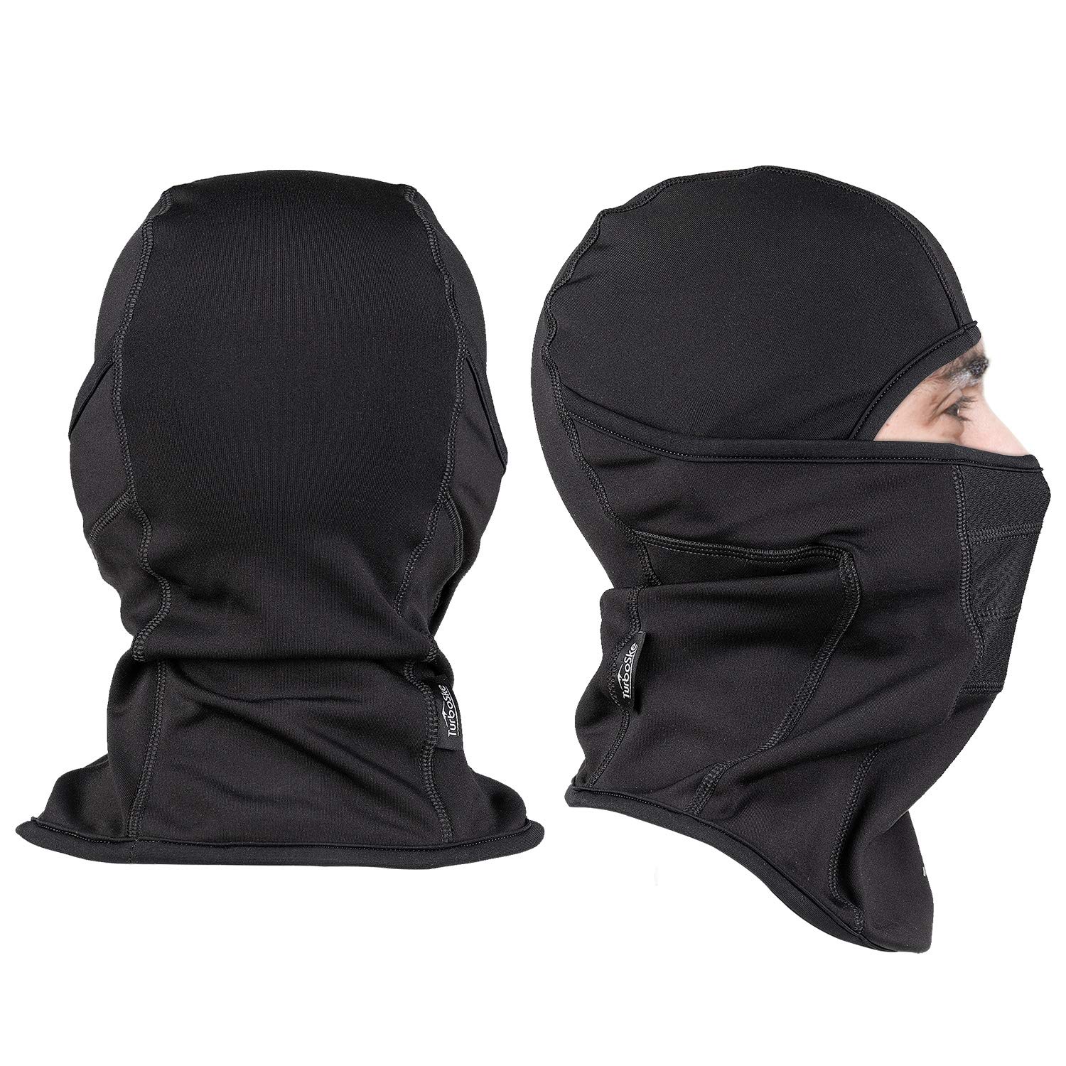 Ski Mask - Balaclava face Mask Wind Water Resistant for Cold Weather (Black)