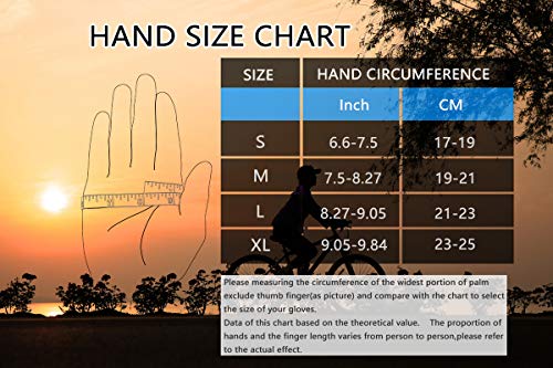 BYBAIZ Mountain Bike Fingerless Gloves Men Black Blue Workout Biking Women Gym Motorcycle Cycling Gloves (Large－Black)