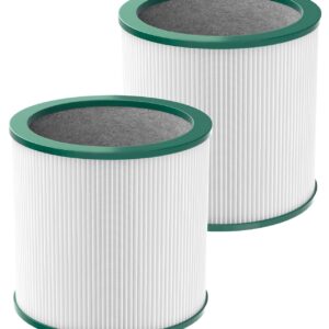 2-Pack TP01 TP02 Filter Replacement Kit for Dyson Pure Cool Air Purifier, H13 True HEPA Filter, Replace Part 968126-03