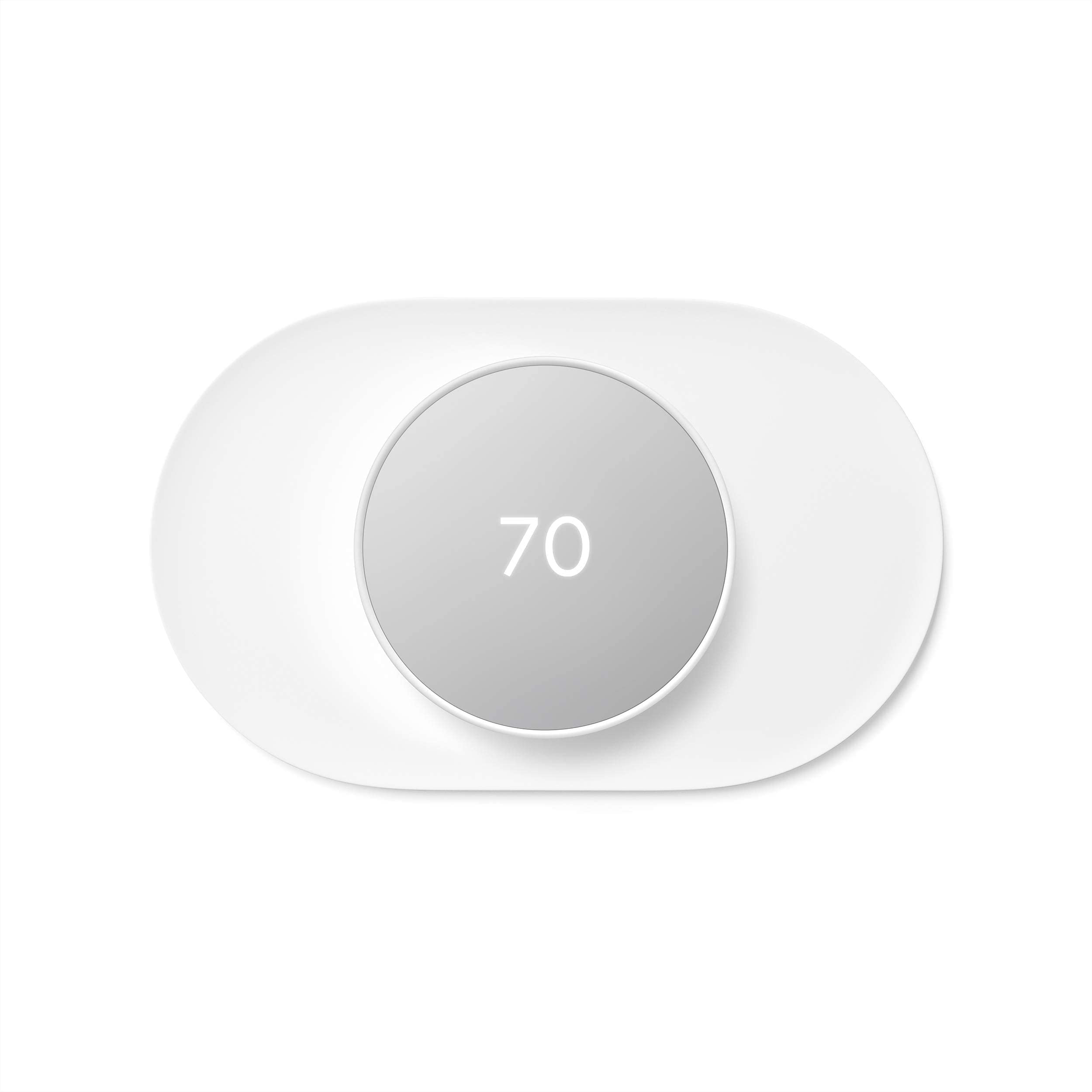 Google Nest Thermostat Trim Kit - Made for the Nest Thermostat - Programmable Wifi Thermostat Accessory - Snow